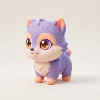 Foloone as a round, fluffy baby.
